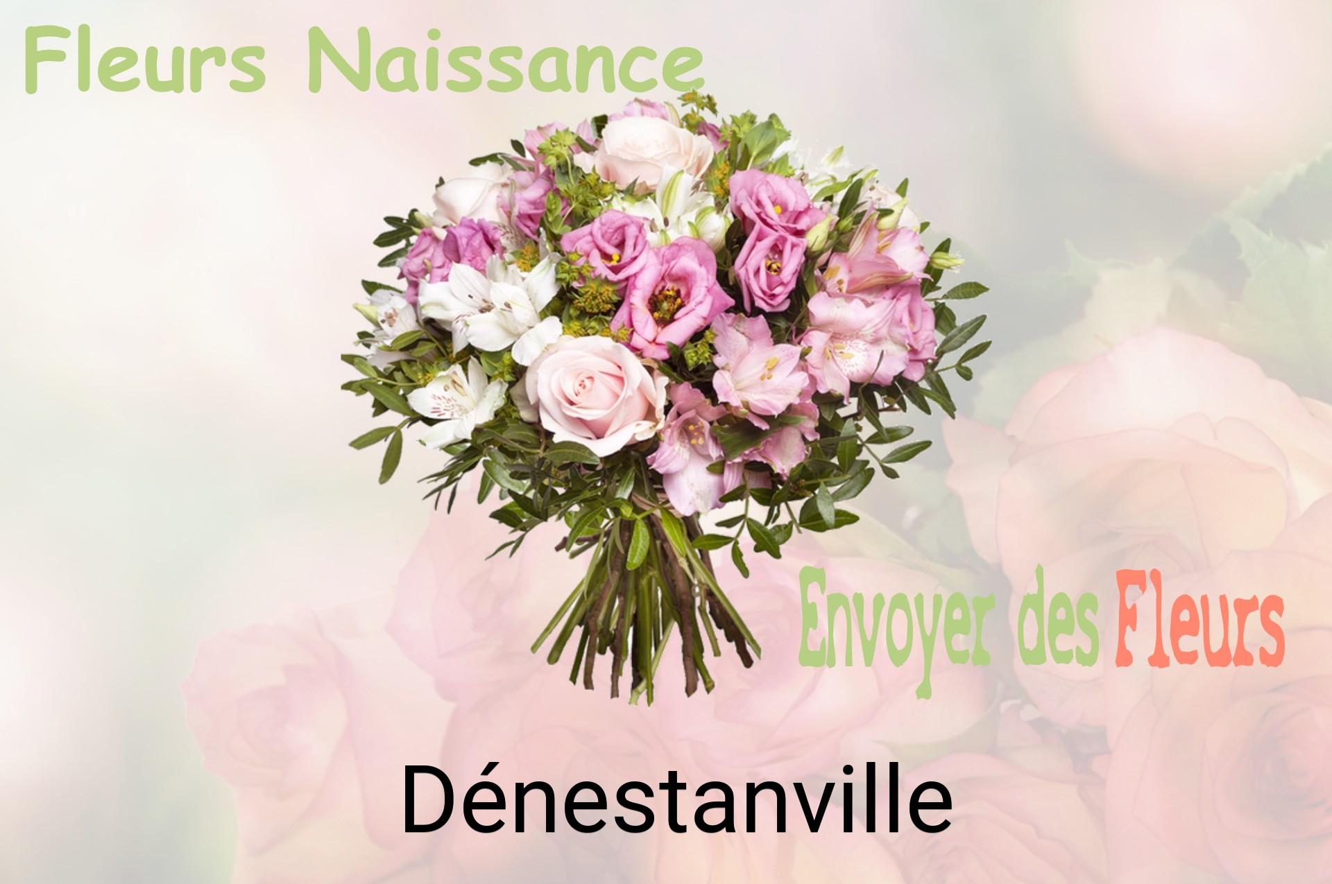 Bouquet de fleurs de naissance livré à Dénestanville